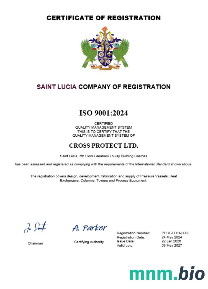 Saint Lucia Business registration vcertyfikat Word i szablon PDF